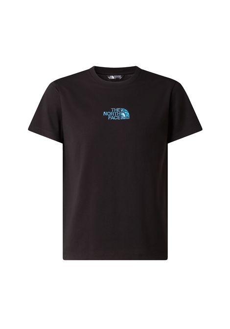 The North Face Liquid Logo Tee Black Junior THE NORTH FACE | T-shirt | NF0A8G1W-JK3